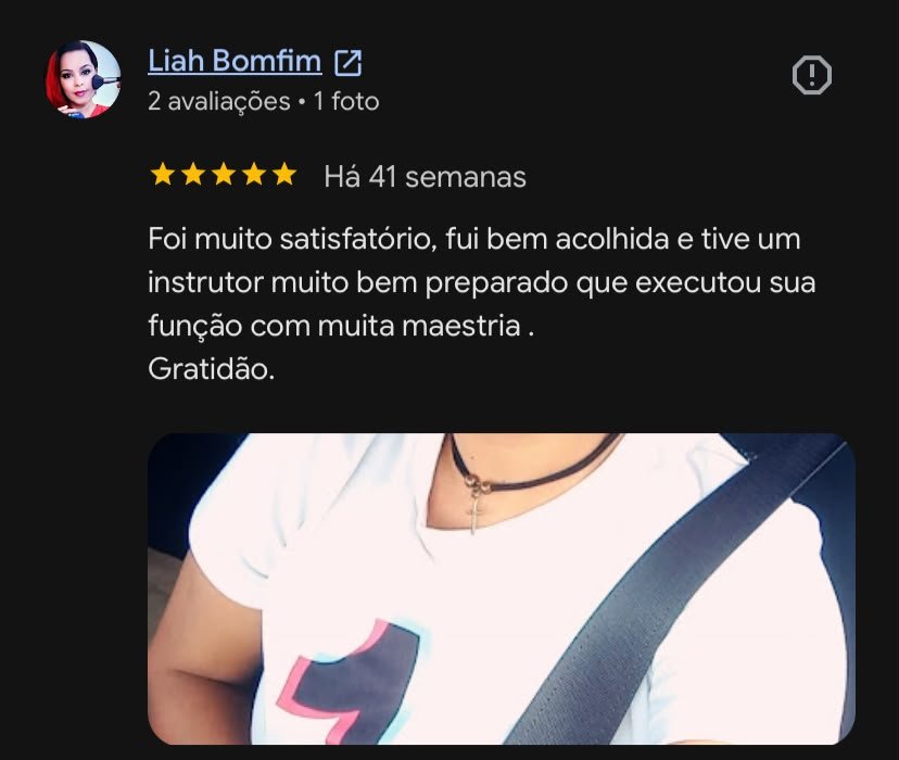 Print das avaliações do Google Meu Negócio